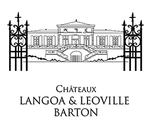 Logo Châteaux Langoa & Leoville Barton noir et blanc
