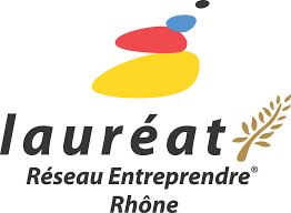 Logo Lauréat Réseau Entreprendre Rhône