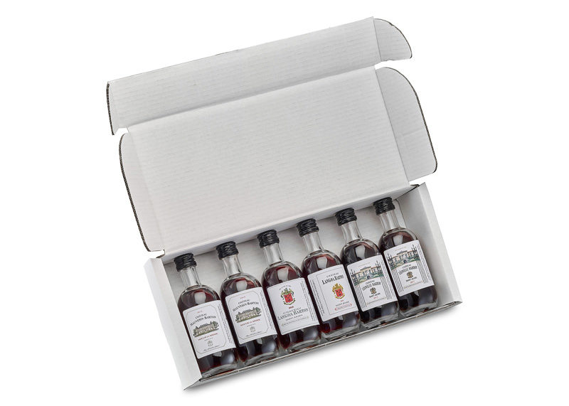 Coffret kraft pour Vinottes en verre