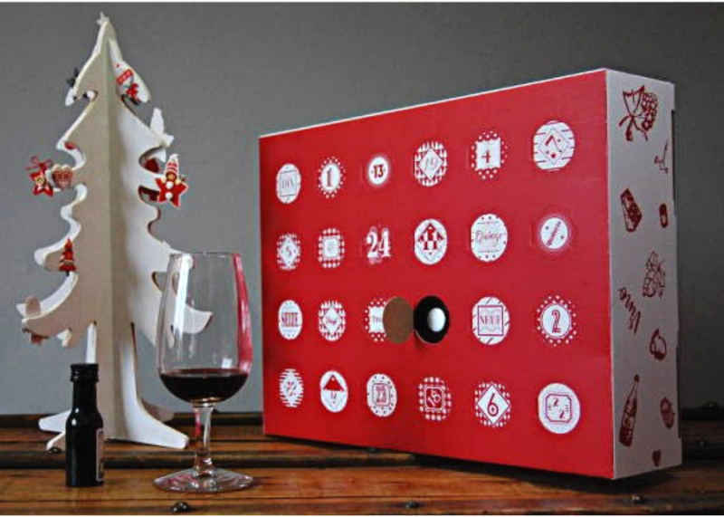 Christmas Advent Calendar of wine