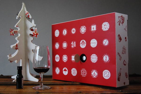 Christmas Advent Calendar of wine