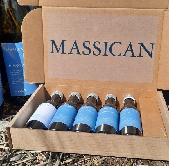 5 Vinottes massican wine kraft box