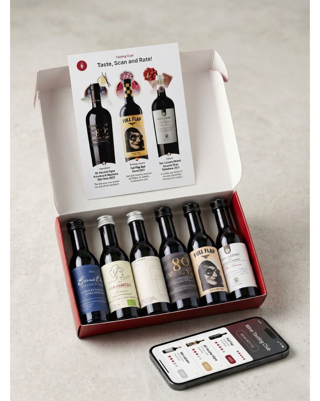 coffret échantillon de vin Vivino